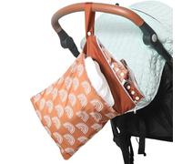 Húmeda De Traje De Baño: Soporte Seco Húmedo Impermeable, Saco Reutilizable Ligero | Dos Compartimentos con Cremallera, De Lavandería Lavable para Viajes De Deportes Acuáticos, Sesiones De