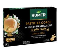 Humer Pastillas Garganta Miel de Manuka Activo 16 comp