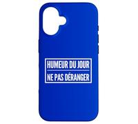 Humeur Du Jour Ne Pas Déranger | Timide Tranquille Solo Carcasa para iPhone 16