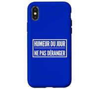 Humeur Du Jour Ne Pas Déranger | Timide Tranquille Solo Carcasa para iPhone X/XS