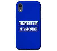 Humeur Du Jour Ne Pas Déranger | Timide Tranquille Solo Carcasa para iPhone XR