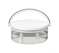 Humidificador, 21 x 20 x 9 cm, niebla doble grande, niebla ultra silenciosa de 20 horas, luz nocturna de 7 colores, boquilla ajustable para dormitorio, hogar, guardería (A)