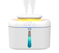 Humidificador, 2L Humidificador de Aire,20 dB Silencio Humificador de vapor frío para habitaciones de bebes,plantas y oficinas con temporizador de apagado automático y función de luz nocturna (Blanco)