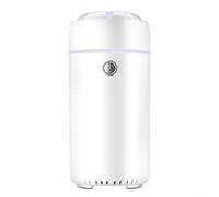 Humidificador aromático para coche con luz LED que cambia de color para refrescar tu experiencia de conducción (blanco)