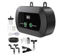 Humidificador automático de terrario, con boquillas ajustables de 360° y temporizador para reptiles, invernaderos, jardines botánicos y viveros