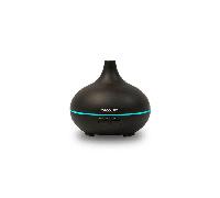 Cecotec Humidificador Ultrasónico y Difusor de Aromas con Temporizador Pure Aroma 150 Yin. Capacidad 150 ml, Temporizador 3 Horas, 7 Colores led, Función aromaterapia, Ultra silencioso Madera Oscura