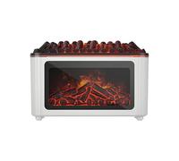 Humidificador con Efecto de Fuego - 160ml Ultrasónico Silencioso Decoración para el Hogar con 7 Colores de Llama | Difusor de Aceites Esenciales - para Oficina Baño Coche Sala Spa Yoga Meditación Aula