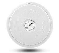 Humidificador con orificio para sonido de guitarra, humidificador con orificio para sonido ABS para guitarra acústica, supresor de retroalimentación de guitarra antisecado con (Blanco)