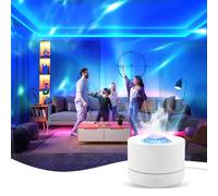Humidificador con Proyector de Estrellas Luz Nocturna LED de 7 Colores y Difusor de Aroma Tanque de 200 ml, Silencioso 35 dB Dormitorios y Habitaciones de Bebé Alimentación por USB Apagado Automático