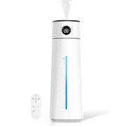 Humidificador de Aire 8L, Grande Humidificador Ultrasónico Top-Fill, 80H Duración, 24H Temporizador, Luz Nocturna, 25dB Silencioso para Bebés, Oficina, Plantas, Boquilla de Vapor Giratoria de 360°(B)