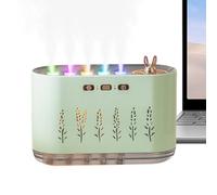 Humidificador de aire: abdominales como difusor de dormitorio, generador de niebla tranquila | 700 ml de gran capacidad Humidificadores USB con función de aromaterapia ajustable, difusor de aceite ese