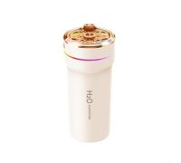 Humidificador de aire compacto con dos modos de niebla para control de humedad personalizado en cualquier habitación (beige)