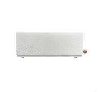 Humidificador de aire con efecto de llama LED y funcionalidad silenciosa para vivir con estrés (blanco)
