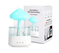 Humidificador de aire de 450 ml, para habitación infantil, sin BPA, apagado automático, fácil de limpiar para oficina, planta (blanco)