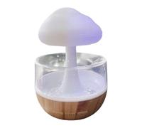 Humidificador De Aire De La Nube De Lluvia - Humidificador De Nubes De Lluvia Con Luz Nocturna | 400 Ml De Humidificadores De Personales | Humectación Con Ruido Para La Sala De Estar, Do