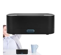 Humidificador de aire de oficina - humidificador ultrasónico, difusor de aromaterapia para dormitorio | humidificador ultrasónico inalámbrico recargable, humidificador de llama simulado de pr