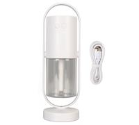 Humidificador de aire de vapor frío con alimentación USB, luz LED de colores, funcionamiento silencioso, mini humidificador portátil para