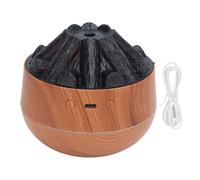 Humidificador de Aire en Modo Aerosol, Volcán, Difusor Llama Silencioso, Control Remoto, Aceite Súper Niebla Fría,