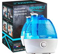 HUMIDIFICADOR DE AIRE FRESCO (depósito de agua de 2,2 L) | HUMIDIFICADOR DE ULTRASONES SILENCIOSO Y AJUSTABLE | PARA HABITACIÓN O GRAN PARTE | AJUSTABLE A 360° | PARADA AUTOMÁTICA | MARCA FRANCÉS