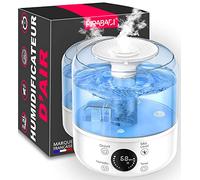 HUMIDIFICADOR DE AIRE PARA BEBÉ NIÑO, ANIMALES & PLANTAS | HUMIDIFICADOR DE ULTRASONES SILENCIOSO Y AJUSTABLE | PARA HABITACIÓN Y GRAN PIEZAS | SIN BPA | PARADA AUTOMÁTICA | MARCA ESPAÑA