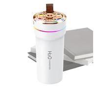 Humidificador de aire para coche - Difusor USB arama aerosol de niebla inteligente, ambientador portátil, mini vaporizador de aceites esenciales, dispositivo de humedad silencioso de escritorio |