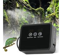 Humidificador de aire para reptiles, sistema de aspersión inteligente de terrario, sistema inteligente de reptiles, atomizador automático con temporizador y boquillas de pulverización ajustables para