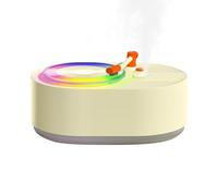 Humidificador de aire | Pequeño difusor ultrasónico 2 en 1 con niebla perfumada, accesorio de escritorio silencioso recargable con 2 modos de niebla y diseño elegante