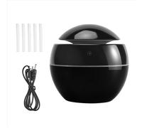 Humidificador de aire portátil ultrasónico USB difusor de aroma negro