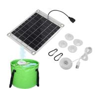Humidificador de aire solar flotante-20W Cater portátil con placa de circuito impreso transparente | Bomba de agua hidratante para estanque de jardín, acuario, riego al aire libre