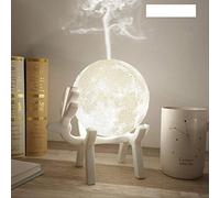 Humidificador de aire ultrasónico de la luna del aroma del aceite esencial difusor USB de la niebla del fabricante del humidificador LED de la lámpara de noche regalo de Navidad 880ML