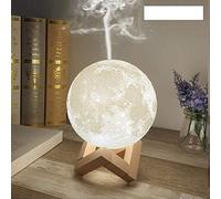 Humidificador de aire ultrasónico de la luna del aroma del aceite esencial difusor USB de la niebla del fabricante del humidificador LED de la lámpara de noche regalo de Navidad 880ML