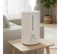 Humidificador de Aire Ultrasónico ROUNY de 4L, 360 ° Humidificador de Vapor Frío Silencioso con Control Giratorio y Esterilización con Iones de Plata white