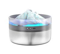 Humidificador de aroma, difusor de aceites esenciales de 2 litros, 2 modos de pulverización, nieve/volcán con luz ambiental bicolor para el escritorio del dormitorio, la oficina