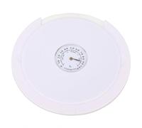 Humidificador de boca de guitarra acústica de doble función con cubierta y monitor de humedad, apto para bocas de 100 y 103 mm. (Blanco)