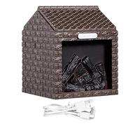 Humidificador De Chimenea - Luz nocturna LED de llama de carbón de madera, humidificador difusor de aire de llama de chimenea | Ambiente silencioso de aromaterapia de aceite esencial de vaporizador de