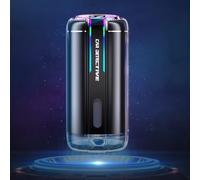 Humidificador de coche con modos de pulverización de aromaterapia y luces LED coloridas para disfrutar de viajes (verde)
