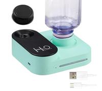 Humidificador de dormitorio, forma de cámara, sin fugas, humidificador de viaje recargable con apagado automático con 2 modos de niebla, para viajes, coche, hogar, mesita de noche, mesa