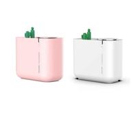 Humidificador de gran capacidad, humidificación silenciosa, aire más fresco, uso doméstico, oficina, coche, luz colorida, doble pulverización, difusor de aire de niebla bucal