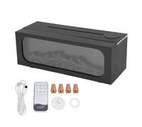 Humidificador de llama, difusor de aire, luces de 7 colores, humidificador ultrasónico de niebla fría de aceite esencial portátil USB