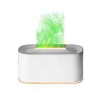 Humidificador de llama - Nebulizador por ultrasonidos, efecto LED realista, luz calmante para dormitorio, salón, casa, apartamento, dormitorio, oficina, hotel, difusor de