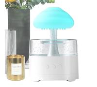 Humidificador de Lluvia - difusor de de Agua, Vapor de de Nubes, Niebla de Humedad, función de aromaterapia, Dispositivo de relajación Premium para Lectura, sueño,