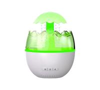 Humidificador de lluvia Goteo de agua - Humidificador de nube de lluvia | Difusor de aceites aromáticos | Humidificador con ruido de lluvia | Humidificador con carga USB con luz nocturna