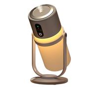 Humidificador de mesa de 300 ml silencioso con luz nocturna LED - Mister USB portátil para plantas habitación de oficina | Mini dispositivo de humedad de aire interior para la mejora