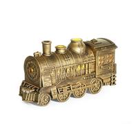 Humidificador de niebla fría con diseño de tren de 300 ml con efecto de llama, difusor de aromaterapia con control remoto para el hogar y la oficina (un antiguo estándar)