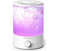 Humidificador de niebla fría H1 - xit (blanco) megawise 3,5 litros, relleno superior, gran capacidad, fácil y seguro, fácil de usar en casa