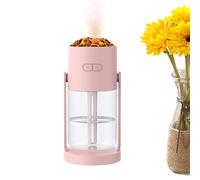 Humidificador De Niebla Portátil: Difusor De Aire Pequeño, Unidad De Mesa LED, Dispositivo USB Cool Mists | Función De Dispersión De Vapor Silencioso De Susurros, Diseño De Volcán Liviano Para El Dorm