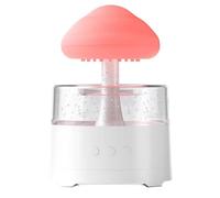 Humidificador de nube, medidas de 15,5 x 15,5 x 23 cm, dispositivo de velocidad de gota de lluvia ajustable, lámpara de degradado de siete colores, máquina aromática de de bienestar para el