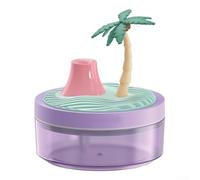Humidificador de paisaje alimentado por USB que ofrece salida de niebla ajustable y efectos de iluminación coloridos (4)