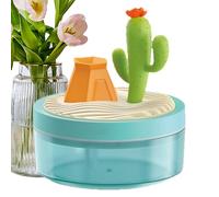 Humidificador De Paisaje Flor - ABS PVC Silicona 12.5x12.5x14.3cm | Humidificador De Aire Silencioso | Diseño Decorativo De Flor Con Puerto Type-C Para Hogar, Oficina Y Dormitorio