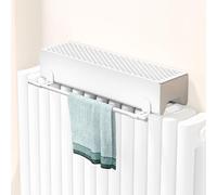Humidificador de radiador, diseño evaporativo para dormitorio y sala de estar, no requiere electricidad, construcción de aluminio duradero, incluye barra de secado retráctil